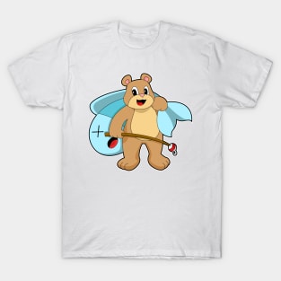 Bear Fishing Fishing rod T-Shirt